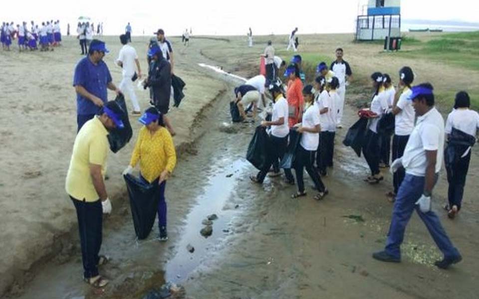 Mangaluru: Coast Guard conducts coastal clean-up campaign
