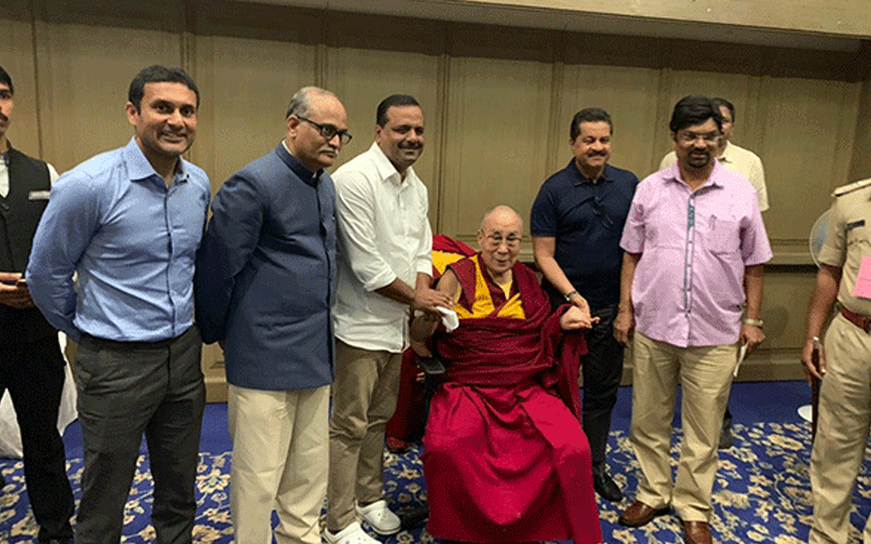 Mangaluru: U T Khader meets Dalai Lama