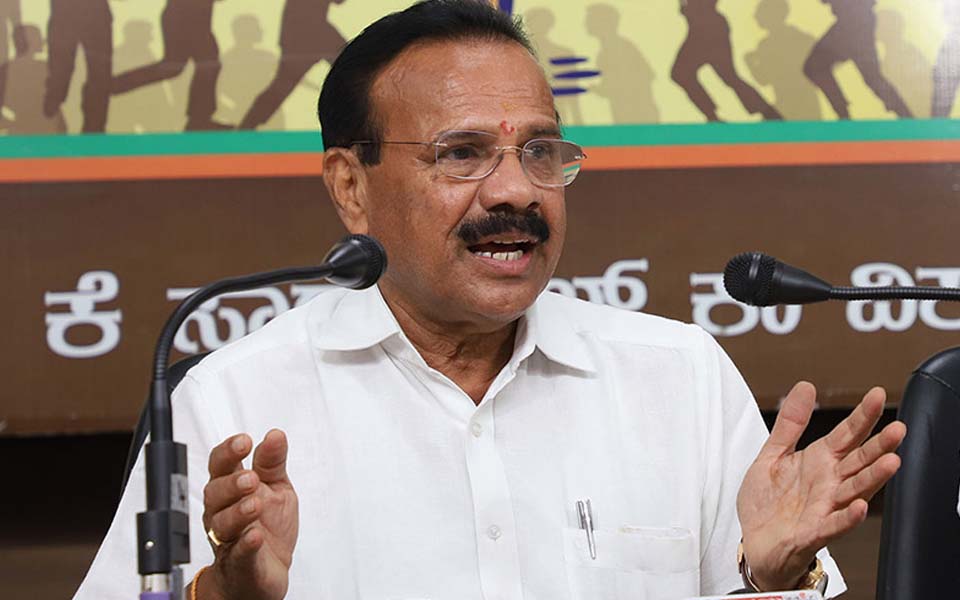 Disqualified MLAs can contest from BJP: Union Minister DV Sadananda Gowda