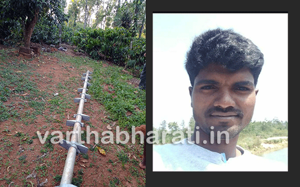 25-year-old man dies of electrocution while picking spices in Chikkamagaluru