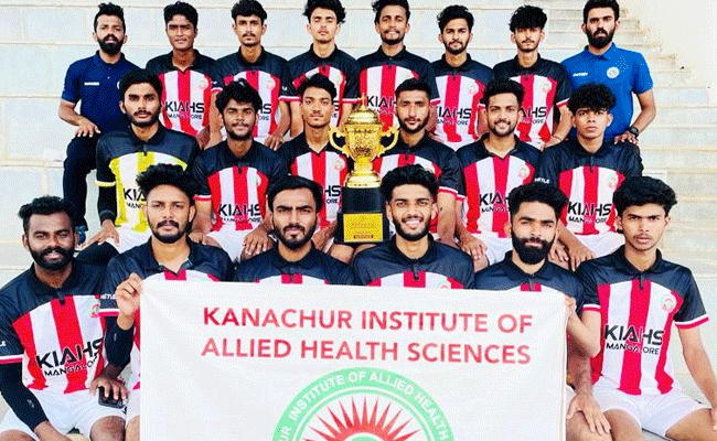 Kanachur Institute new champion in RGUHS football tourney
