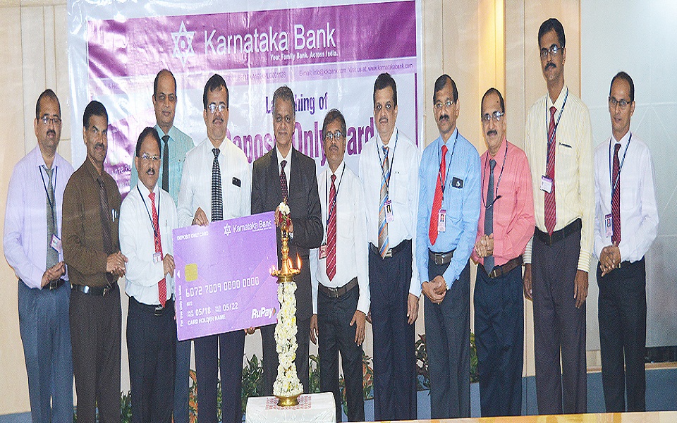 Karnataka Bank unveils ‘Deposit Only Card’