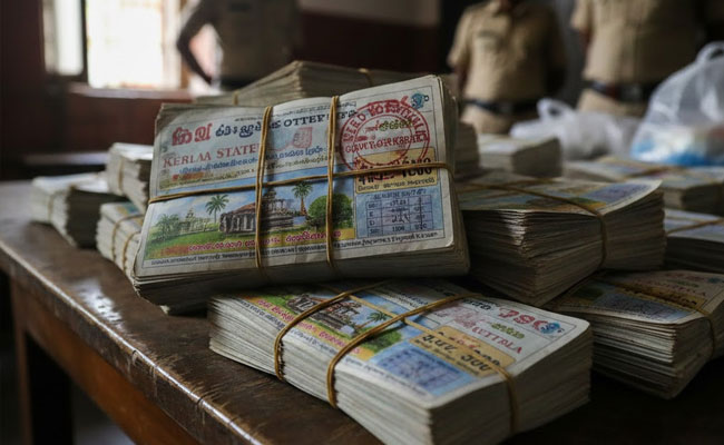 Karnataka Police seize 1,220 Kerala lottery tickets worth Rs 72,000