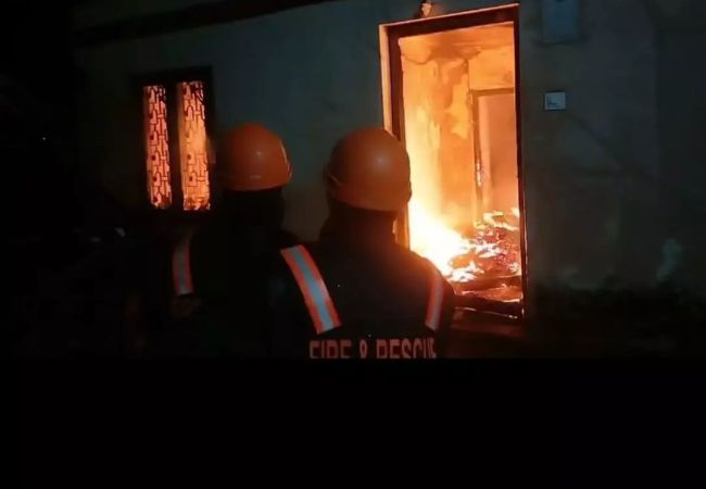 Fire accident due to short circuit in Kasaragod house destroys property worth ₹50 lakh