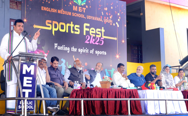 MET English Medium School hosts Sports Fest 2K25 at Udyavara
