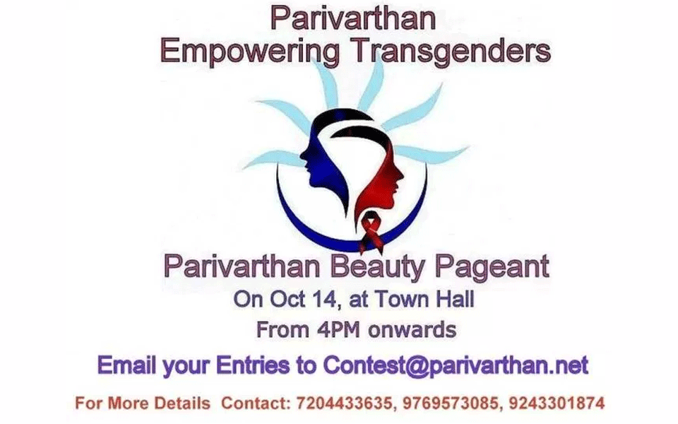 Transgenders state level beauty contest in Mangaluru on Oct 14