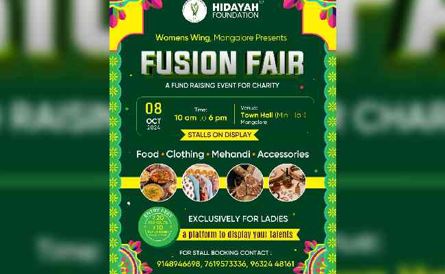 M’luru: Hidayah foundation women’s wing to host one-day ‘Fusion Fair’ to raise funds for charity