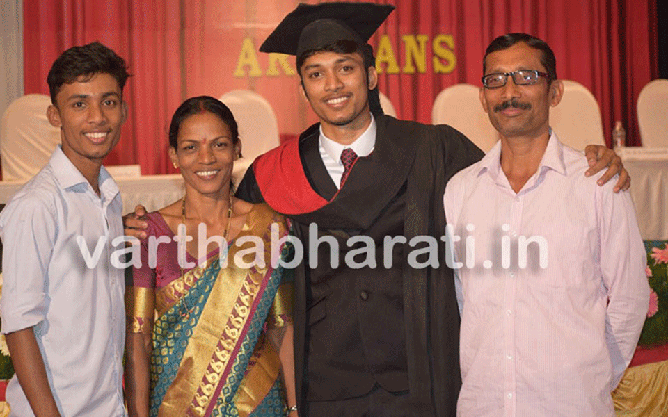 Parents pledge ear rings to educate their son