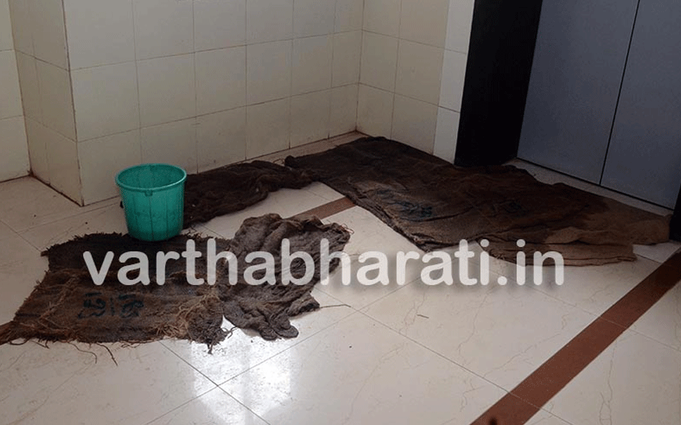 Leaky roofs of D.K district commissioner's office!