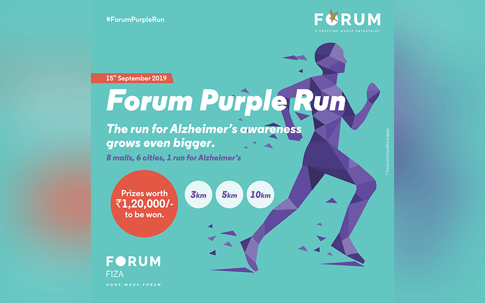 Forum Purple Run on September 15 in Mangaluru