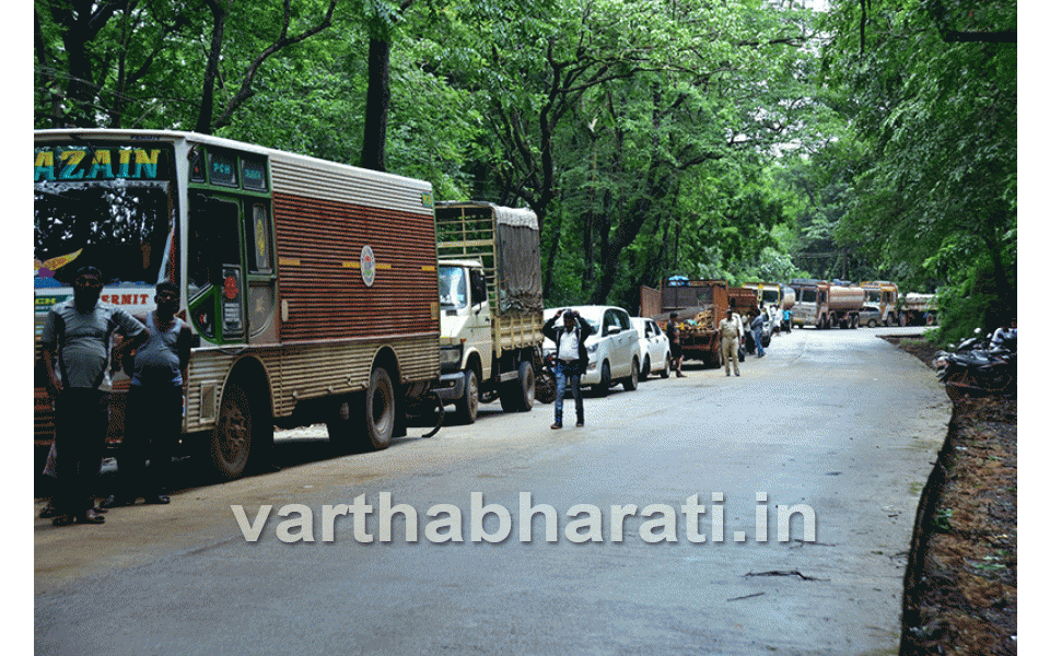 Shiradi Ghat road opened for movement, but no heavy vehicles for 15 days