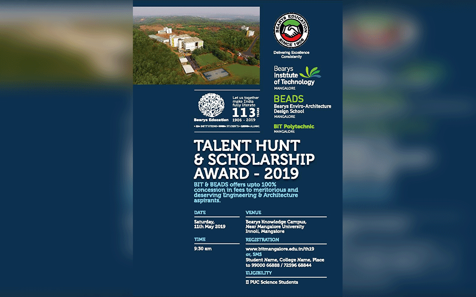 Bearys Talent Hunt and Scholarship Award Program 2019 on May 11