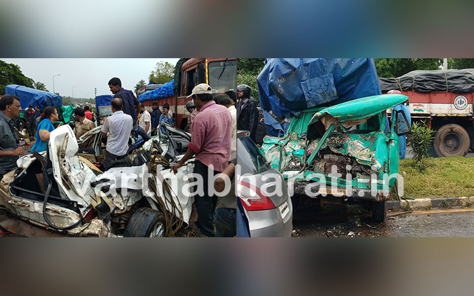 Udupi: Car collides; Tempo driver killed