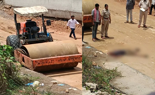 Man sleeping by roadside crushed to death by road roller in Uppinangady