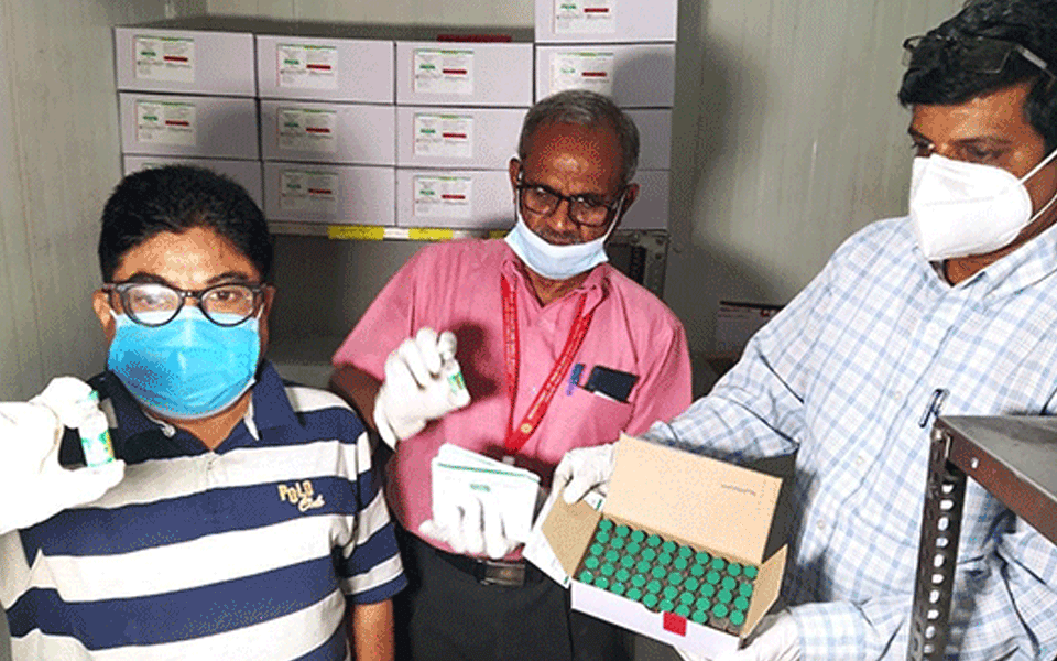 Dakshina Kannada District receives 24,500 Covid Vaccines 