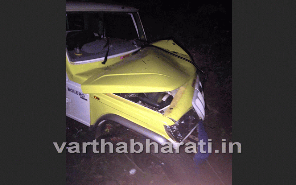 Pickup vehicle plunges into trench on Charmadi Ghat: 8 injured