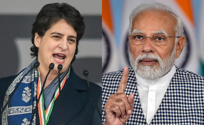 Priyanka hits out at PM for "dig my grave" comment, says Karnataka polls is not about Modi