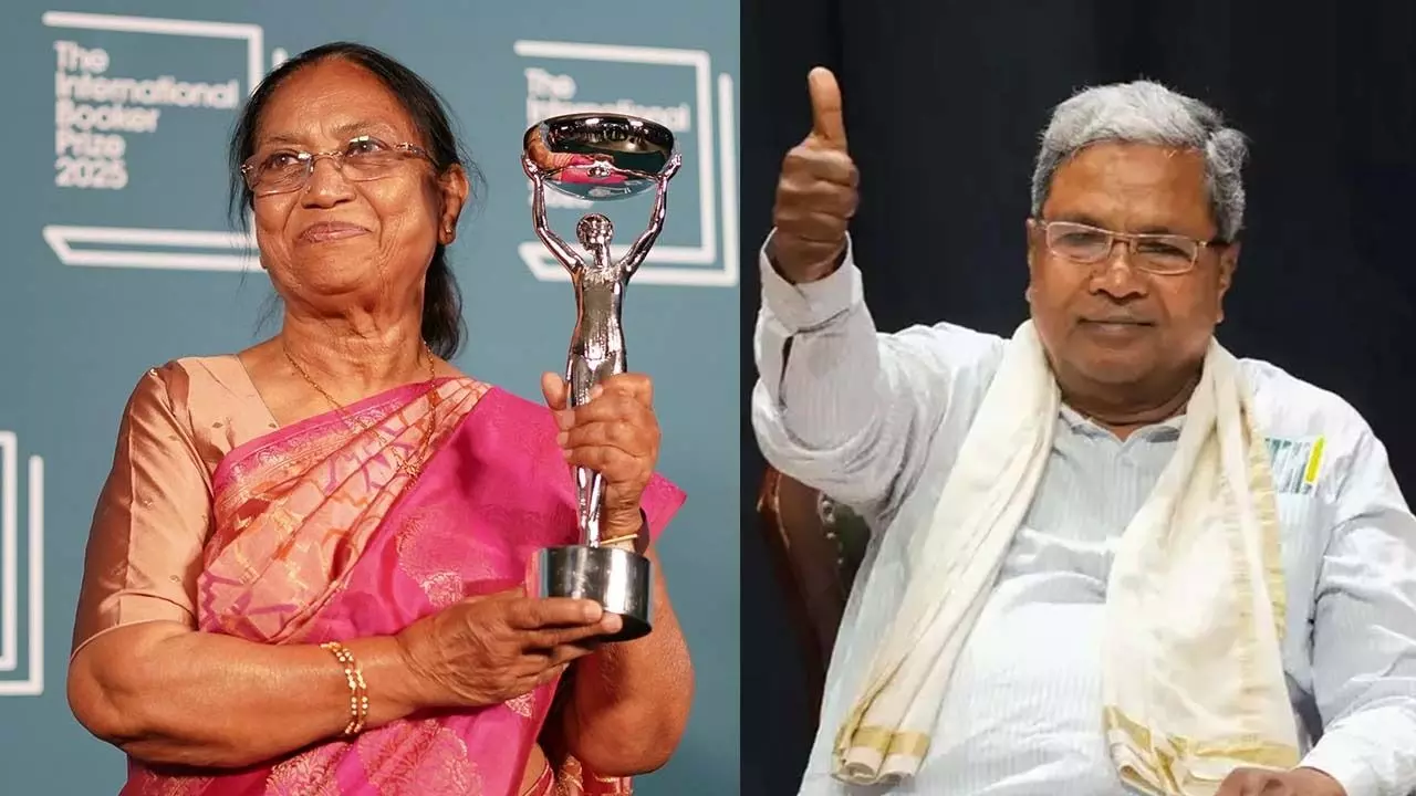 Siddaramaiah congratulates Banu Mushtaq for winning International Booker Prize