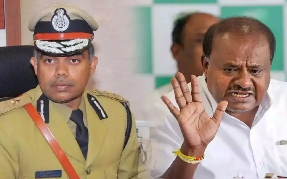 K'taka Lokayukta ADGP M. Chandrashekhar files complaint against Union Min. HD Kumaraswamy