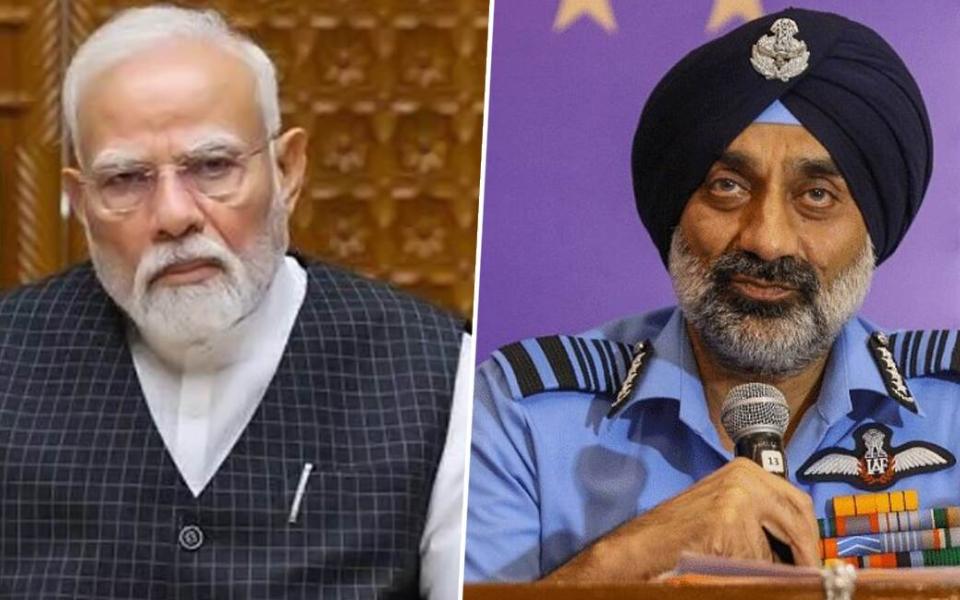 Air Chief Marshal AP Singh meets PM Modi