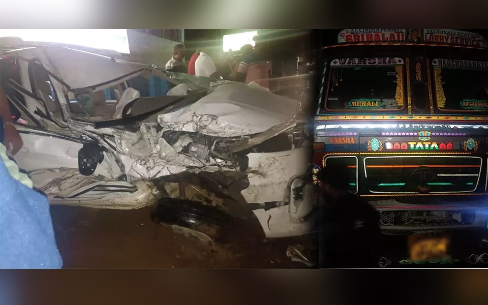 Madikeri: Mumbai woman killed in lorry-car collision, two others injured in Suntikoppa