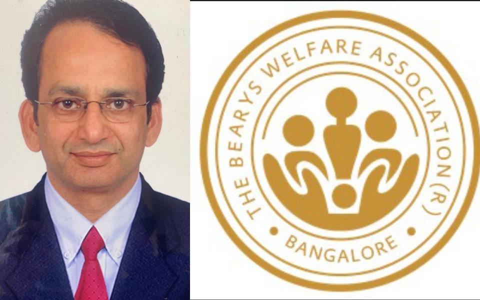 Shamsudhin Adoor elected president of Bearys Welfare Association Bangalore