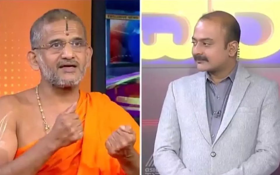 Caste Based Boycott Justification: Complaint filed against anchor Ajith Hanumakkanavar, Pejawar Shri