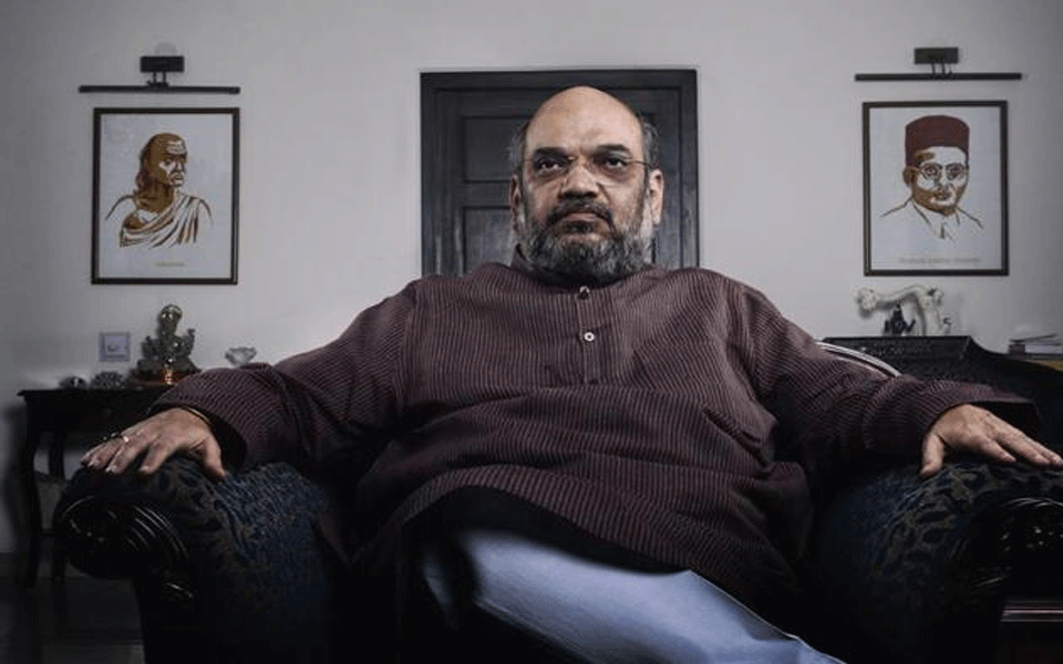 Poll officials search Amit Shah's aircraft in Hubballi