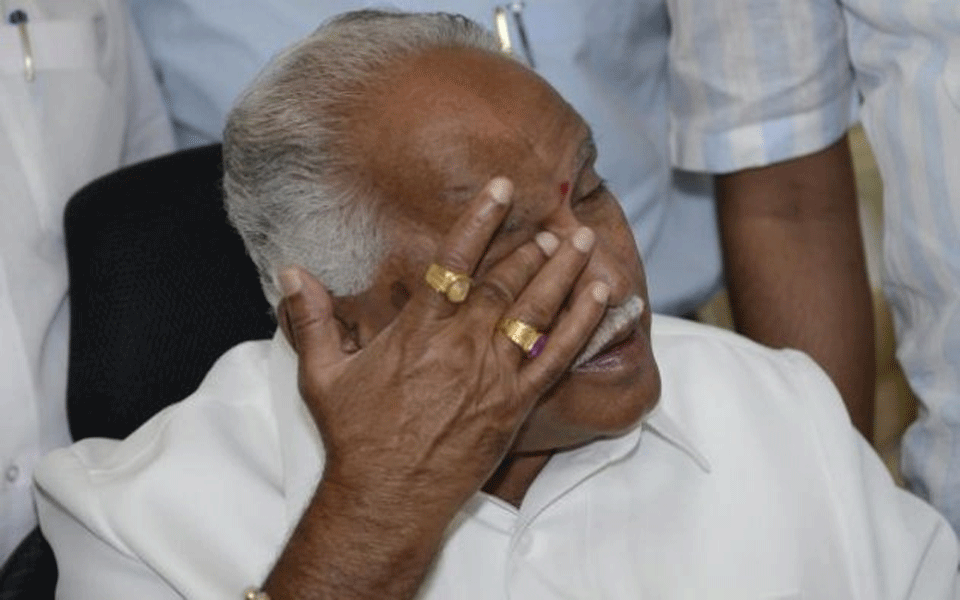 Do not go to Coachin, come back, will make you minister: Yeddyurappa allegedly lures BC Patil