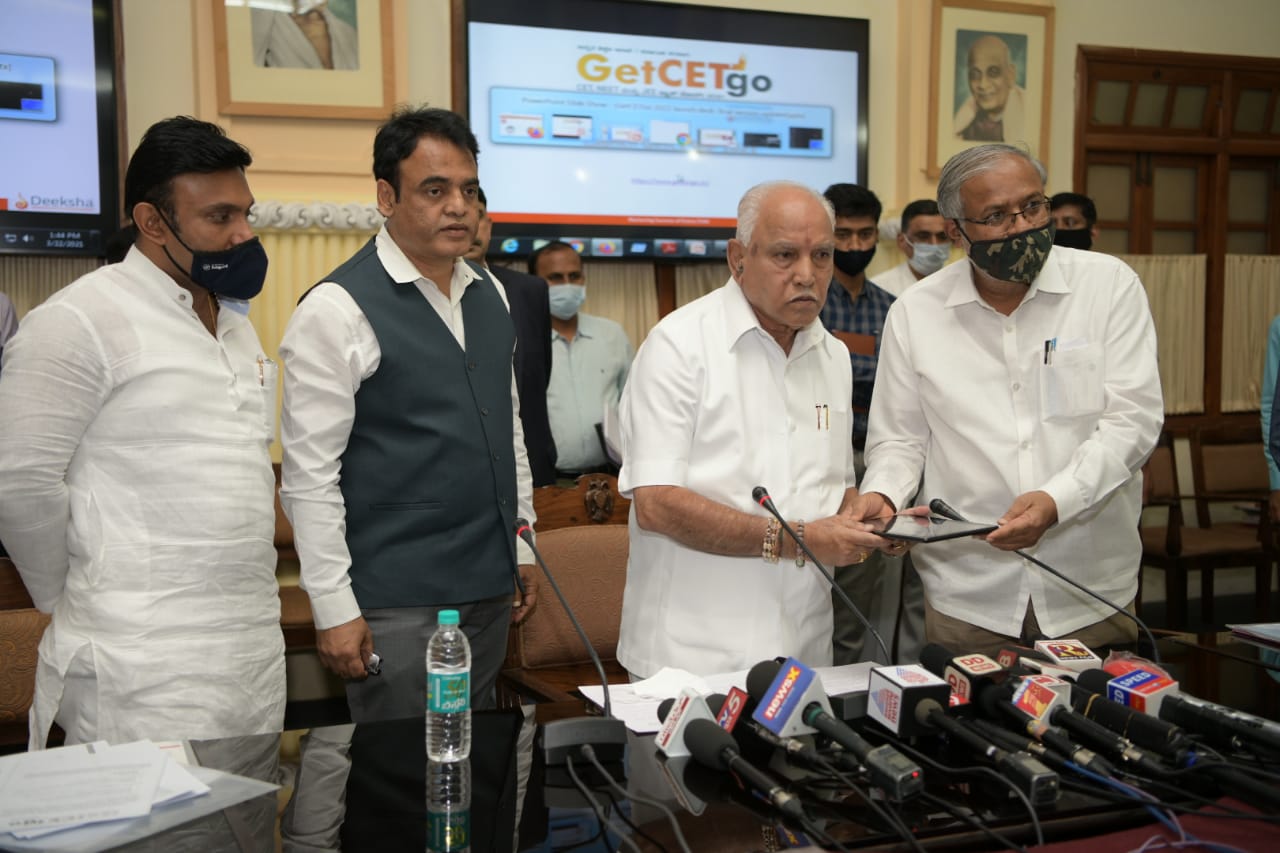 CM Yediyurappa launches 'GetCETgo' comprehensive online crash course for KCET, NEET, JEE