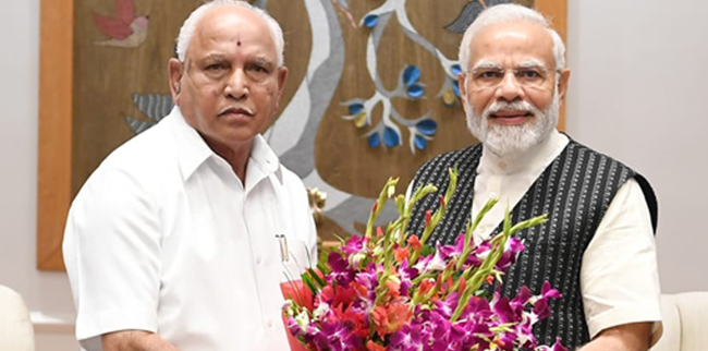 Yediyurappa meets PM Modi, discusses poll preparations in Karnataka