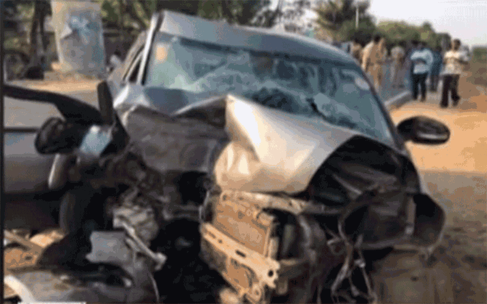 Four of a family killed in road accident
