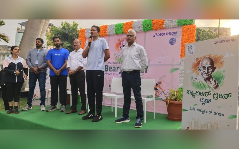 SP GK Mithun Kumar flags off Bearys Green Ride Cyclathon, stresses on environmental awareness