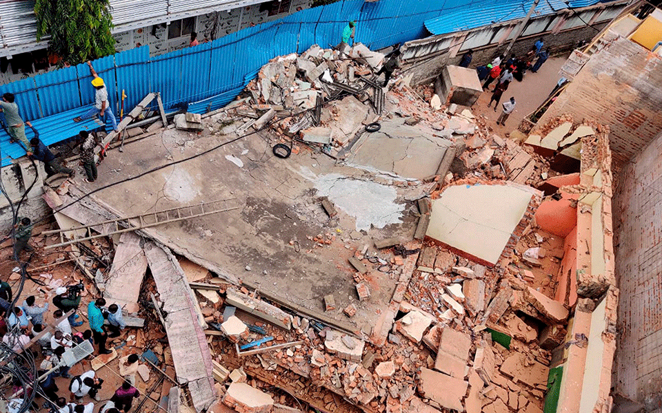 Building collapse in Bengaluru, no casualties reported