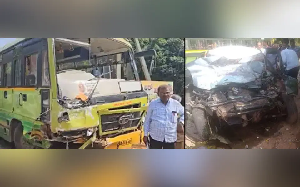 Sirsi: 4 of a family from Mangaluru among 5 persons killed in bus-car collision