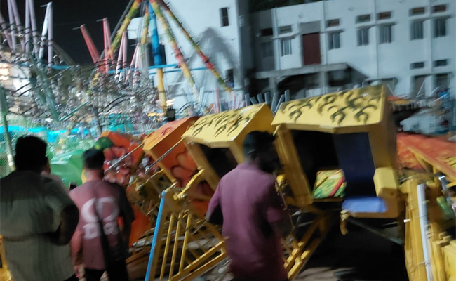 18 injured in amusement ride mishap at Jatra Mahotsava in Gadag