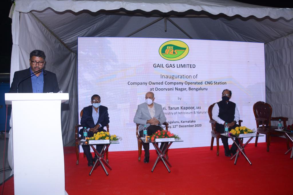 GAIL Gas adds one more CNG Station to strengthen the network in Bengaluru