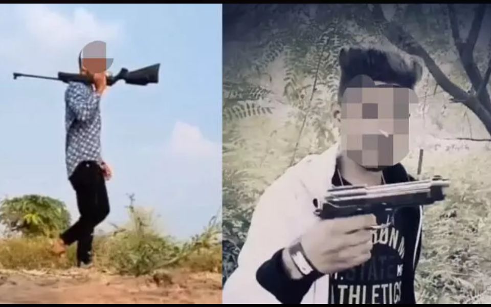 Case registered against two individuals for posting reels with fake gun in Kalaburagi