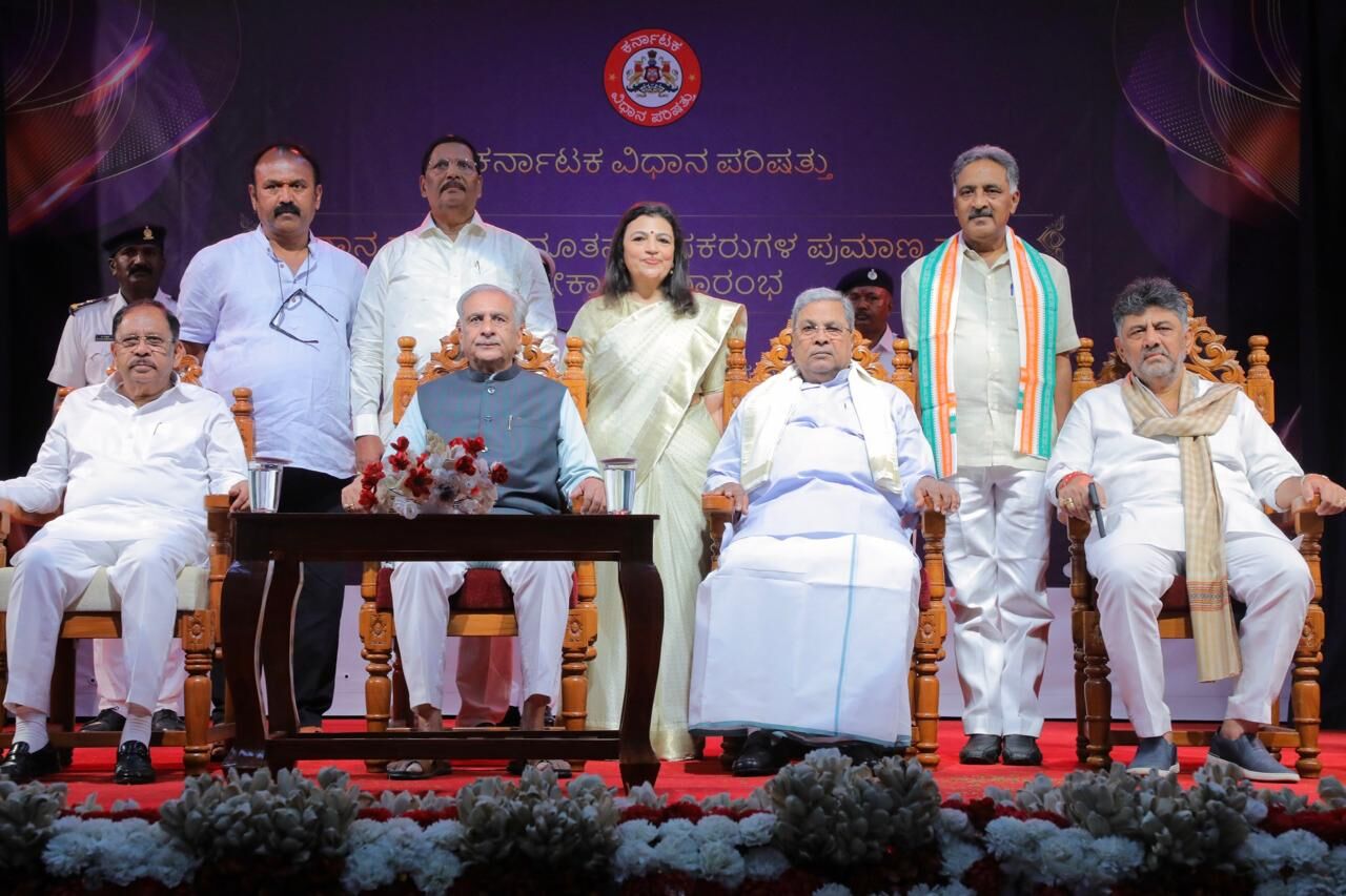 Bengaluru: New members of Vidhana Parishad take oath on Thursday