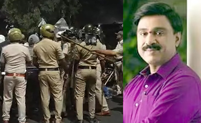 FIR registered against BJP MLA Janardhana Reddy after clash over installation of banner