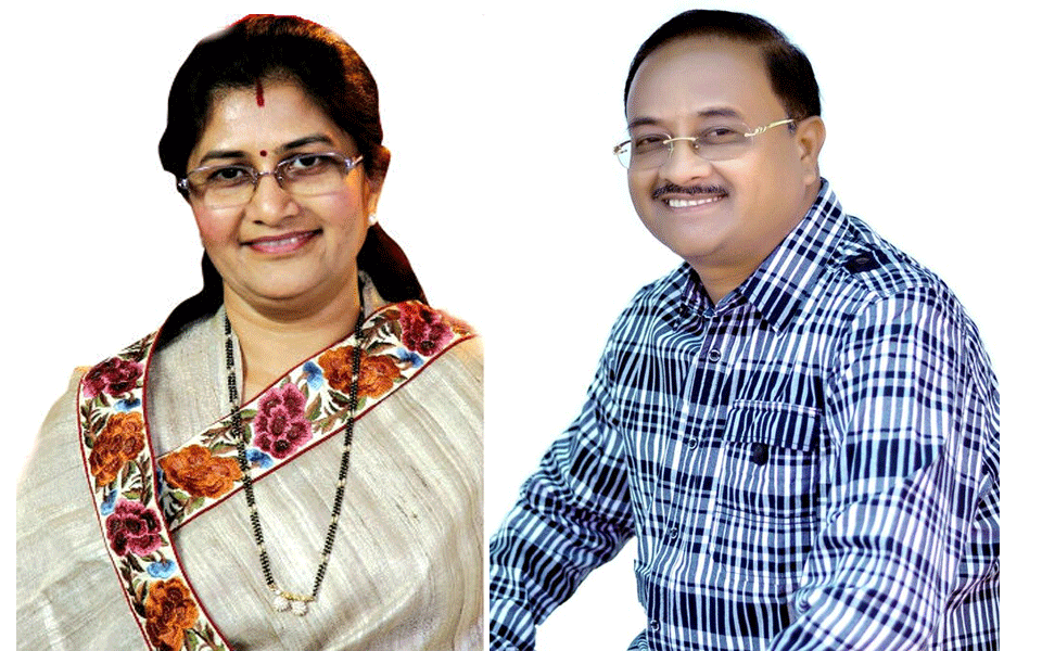 BJP fields couple to contest from neighbouring constituencies