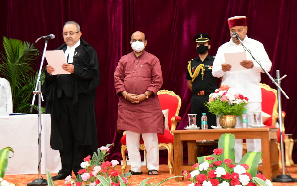 Justice Ritu Raj Awasthi sworn in as Karnataka HC Chief Justice