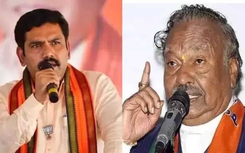 Don't request me, ask your brother to not contest: Eshwarappa tells Vijayendra