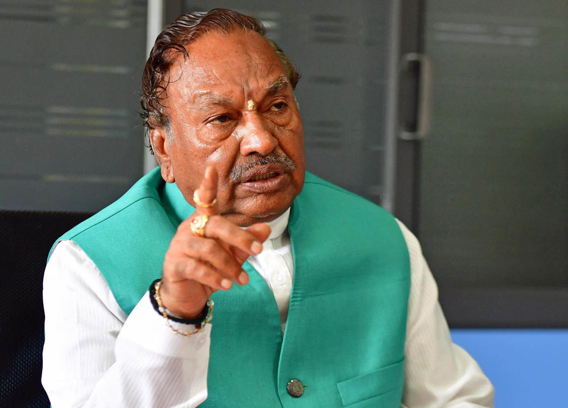 Saffron flag may become national flag some time in future, claims Minister K S Eshwarappa