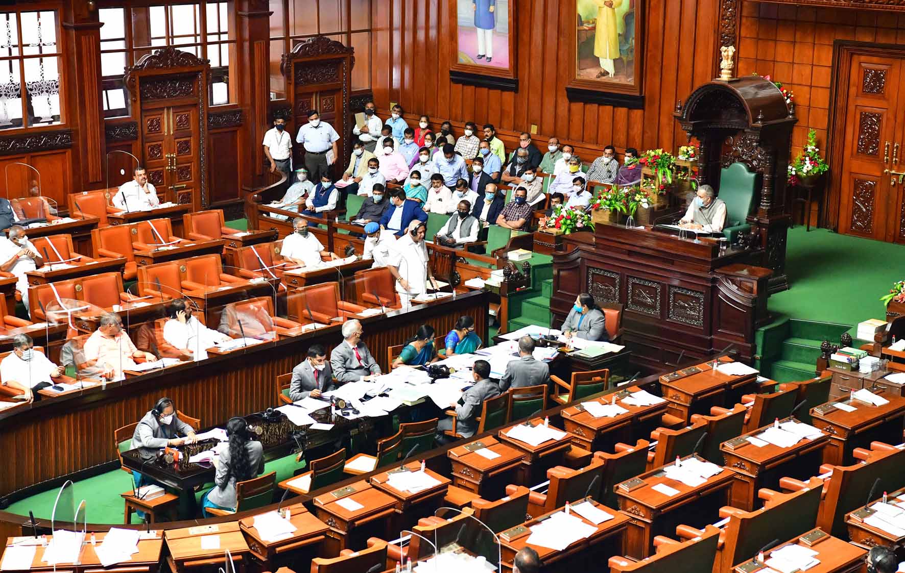 Congress boycotts Karnataka assembly proceedings to protest passage of anti-cow slaughter bill