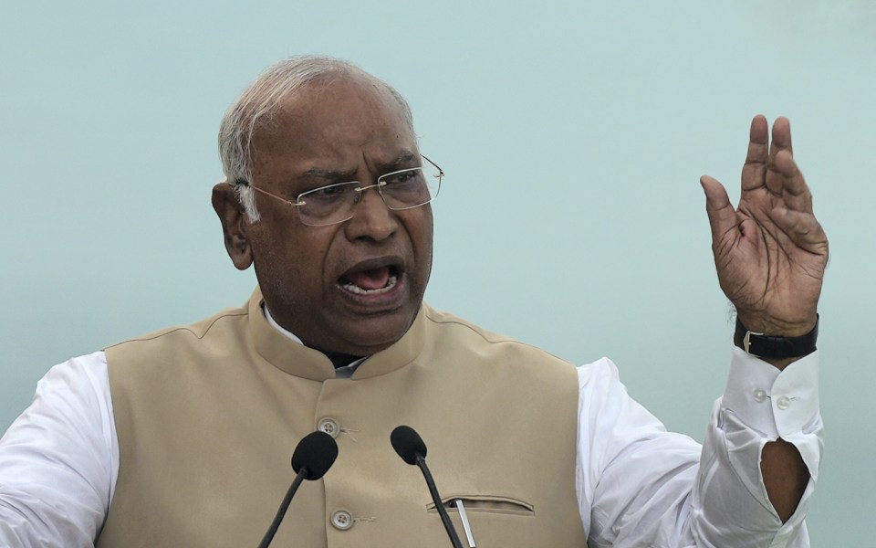 BJP attempting to capture power in Karnataka, be cautious and stay united: Kharge to state Cong