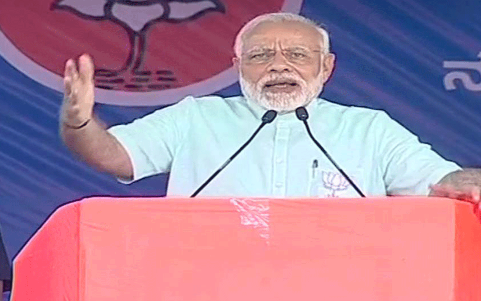 Pro-BJP storm in Karnataka, says Modi