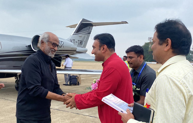 ‘Karnataka Ratna’ award for Puneeth: Rajinikanth arrives in Bengaluru to attend ceremony