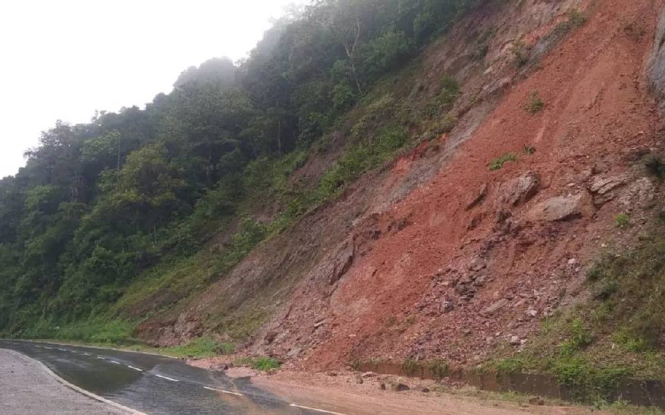 Madikeri: Night time travel ban on Sampaje Ghat section due to landslide concerns