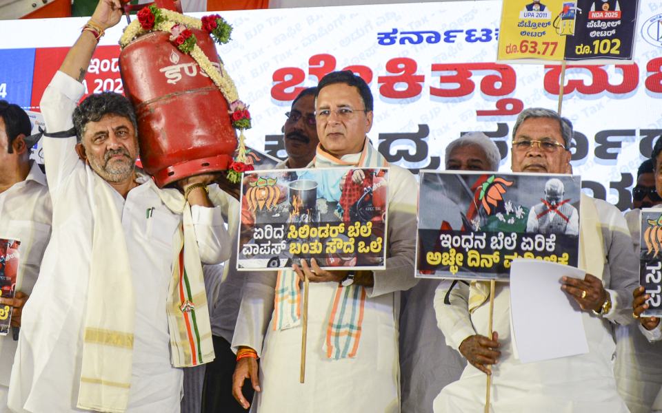 CM Siddaramaiah blames PM Modi for soaring prices